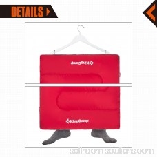 KingCamp Envelop Sleeping Bag Warm Comfort Three- Season Adults, Compression Sack Waterproof Ultra Light Portable for Camping Backpacking Outdoor Cool Weather